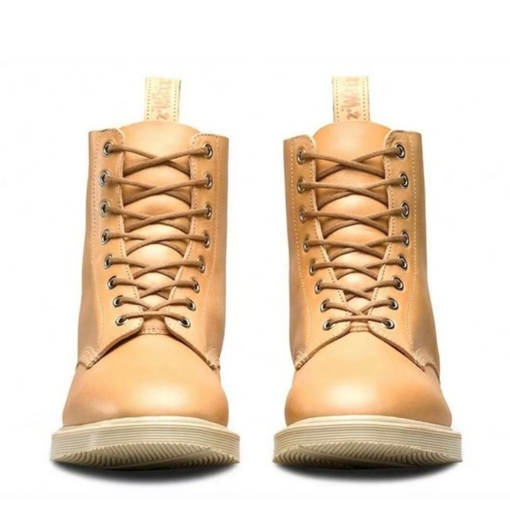 Dr. Martens Whiton Tuscan Tan Leather Lace Ankle Boot UK 7 Men 7.5 Women 9.5 10 - Picture 10 of 11